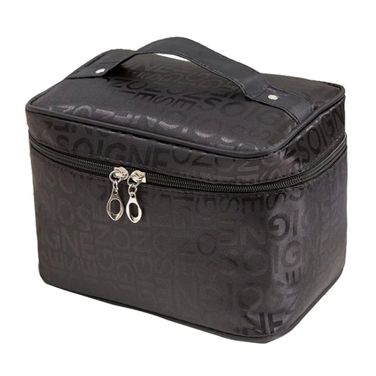 Big Size Women Cosmetic Bag Letter Large capacity multi-function zipper Makeup Bag Ladies Fashion Neceser Maquillaje ZDH012