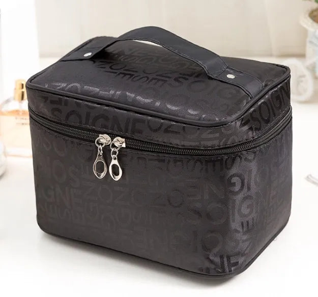 Big Size Women Cosmetic Bag Letter Large capacity multi-function zipper Makeup Bag Ladies Fashion Neceser Maquillaje ZDH012