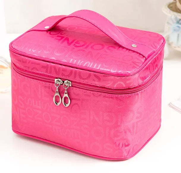 Big Size Women Cosmetic Bag Letter Large capacity multi-function zipper Makeup Bag Ladies Fashion Neceser Maquillaje ZDH012