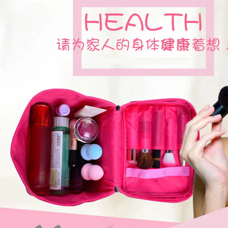 Big Size Women Cosmetic Bag Letter Large capacity multi-function zipper Makeup Bag Ladies Fashion Neceser Maquillaje ZDH012
