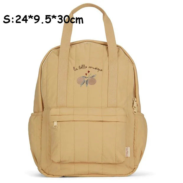 KS Baby Backpack Primary Schoolbag Kindergarten Kids Bags Brand Traveling Mom Cherry Lemon Children's Boys Girls Gift Storage