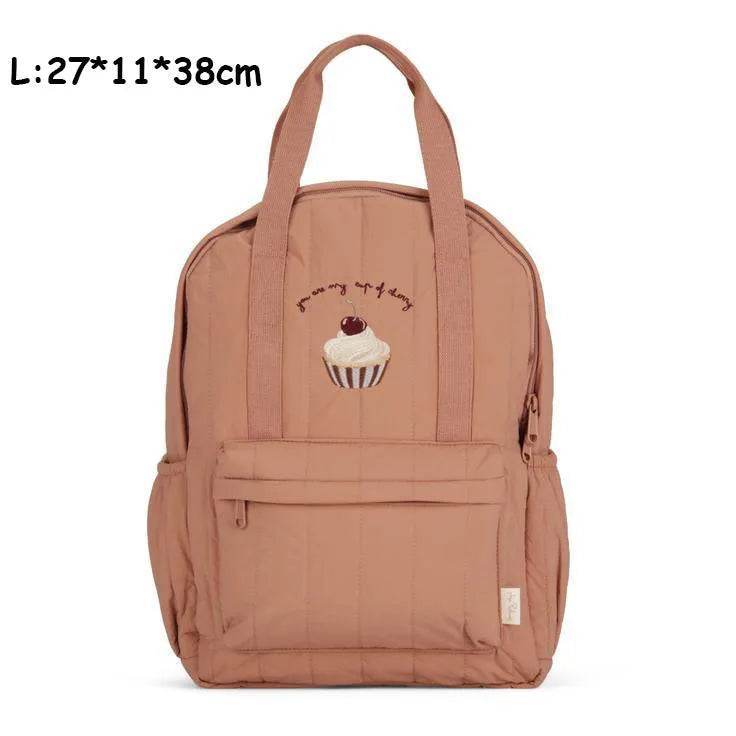 KS Baby Backpack Primary Schoolbag Kindergarten Kids Bags Brand Traveling Mom Cherry Lemon Children's Boys Girls Gift Storage