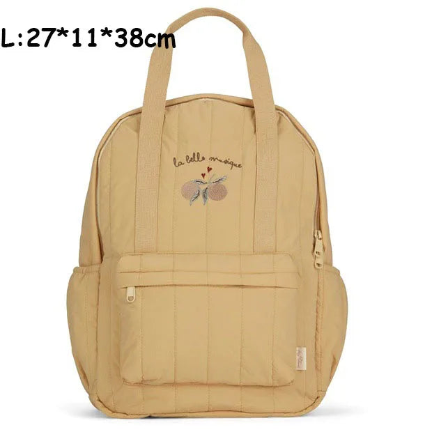 KS Baby Backpack Primary Schoolbag Kindergarten Kids Bags Brand Traveling Mom Cherry Lemon Children's Boys Girls Gift Storage