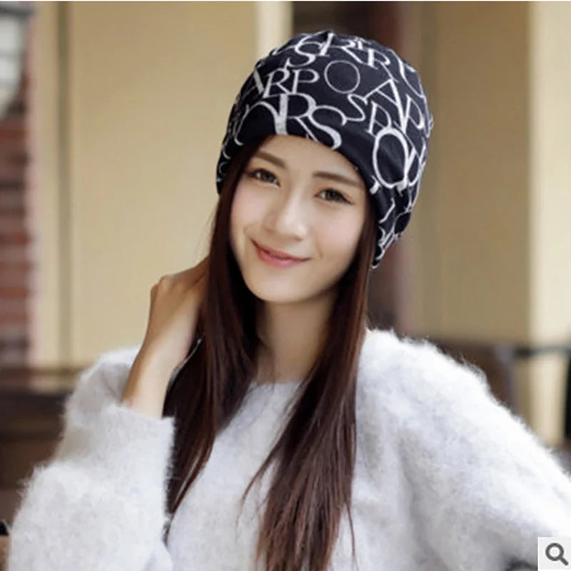 Spring Women Hat Warm Beanie Hats Cap Turban Tube Bandana Headband Outdoor Head Face Scarf Neck Warmer Collar Headwear Kerchief