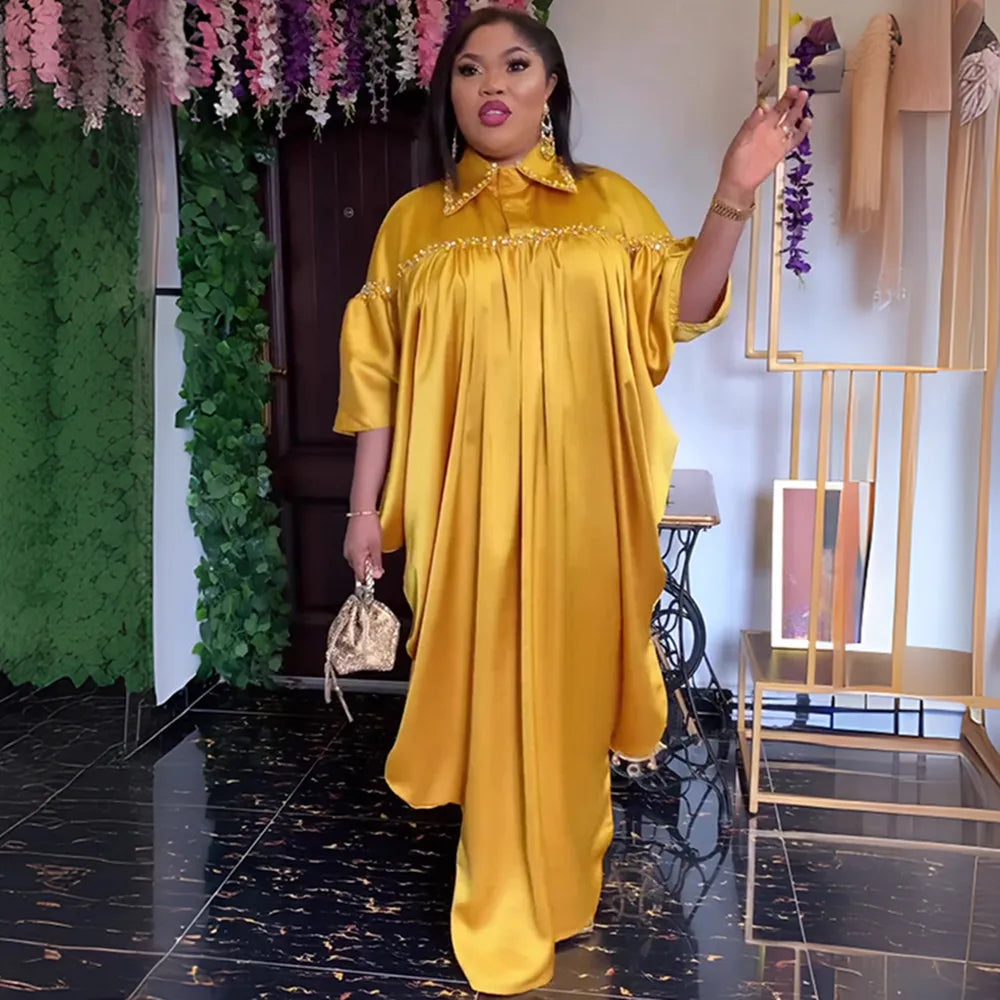 Abayas For Women Dubai Luxury 2025 African Muslim Fashion Dress Caftan Marocain Evening Party Dresses Boubou Robe Djellaba Femme