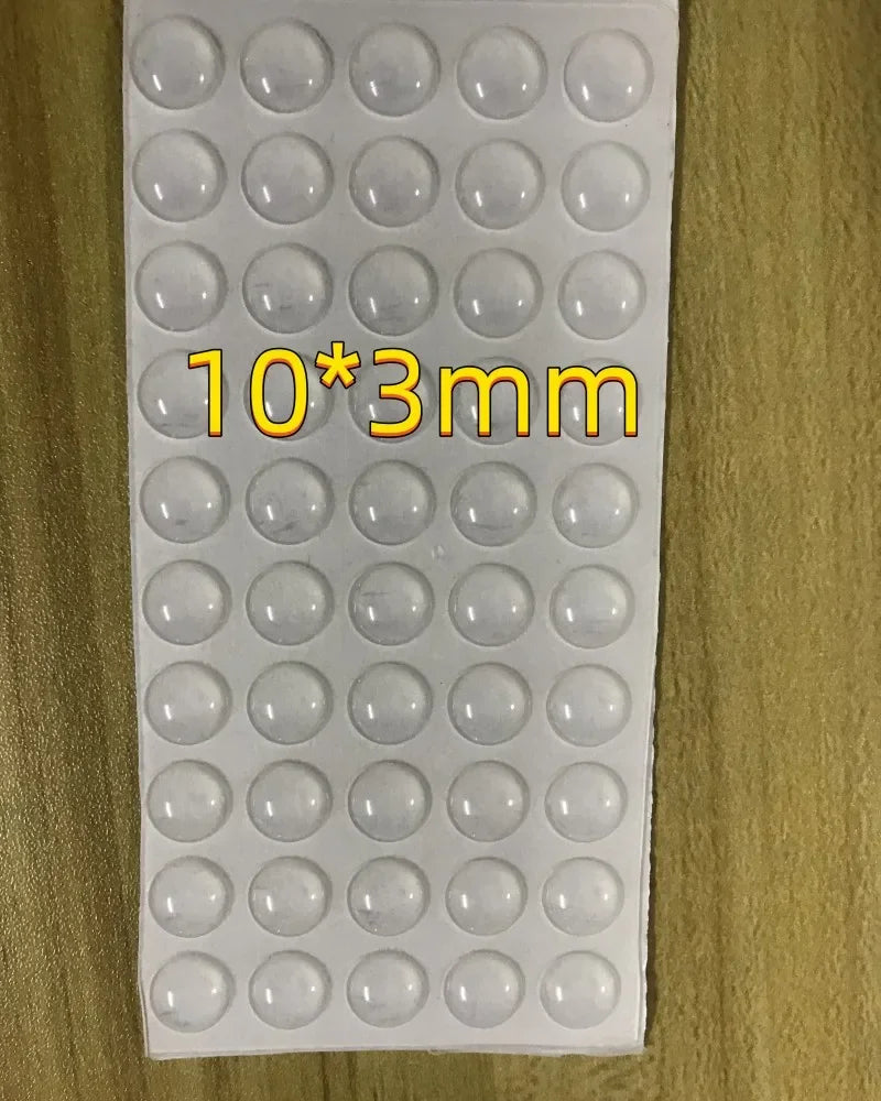 Self Adhesive Door Stopper Clear Rubber Furniture Pads Multiple specifications Damper Buffer Cabinet Bumpers Silicone Protective