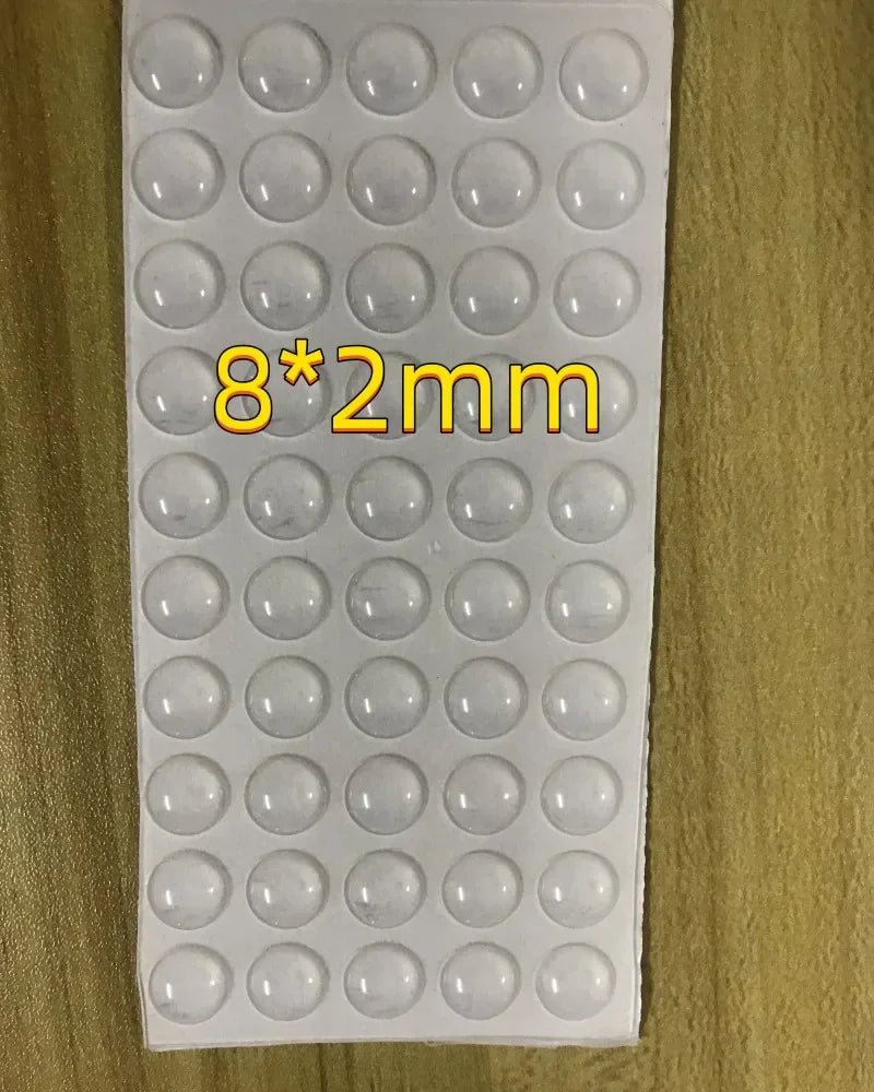 Self Adhesive Door Stopper Clear Rubber Furniture Pads Multiple specifications Damper Buffer Cabinet Bumpers Silicone Protective