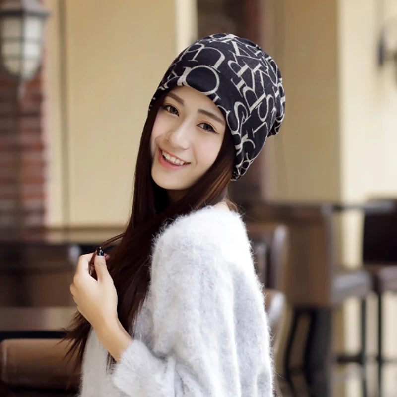 Spring Women Hat Warm Beanie Hats Cap Turban Tube Bandana Headband Outdoor Head Face Scarf Neck Warmer Collar Headwear Kerchief