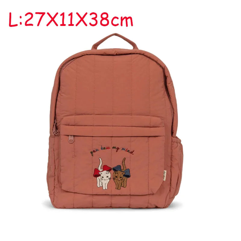 KS Baby Backpack Primary Schoolbag Kindergarten Kids Bags Brand Traveling Mom Cherry Lemon Children's Boys Girls Gift Storage