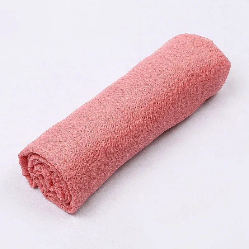180*90cm Women Muslim Crinkle Hijab Scarf Femme Musulman Cotton Linen Solid Headscarf Islamic Hijab Shawls and Wraps Wholesale
