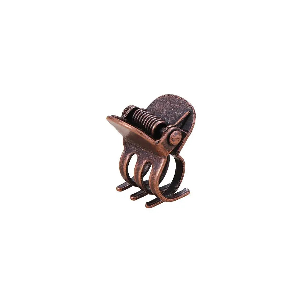 5pcs/lot antique copper small mini hair claws jaw crab clamp clips pin metal  grey color hair accessories for women goody