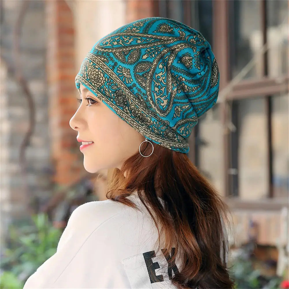 Spring Women Hat Warm Beanie Hats Cap Turban Tube Bandana Headband Outdoor Head Face Scarf Neck Warmer Collar Headwear Kerchief