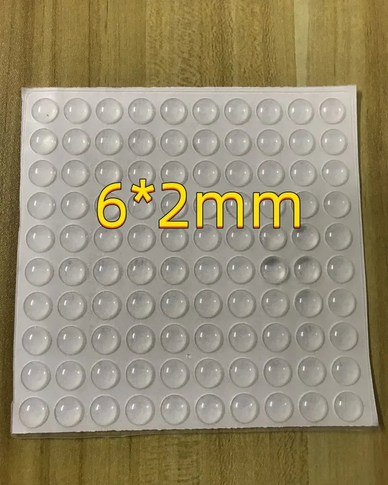 Self Adhesive Door Stopper Clear Rubber Furniture Pads Multiple specifications Damper Buffer Cabinet Bumpers Silicone Protective
