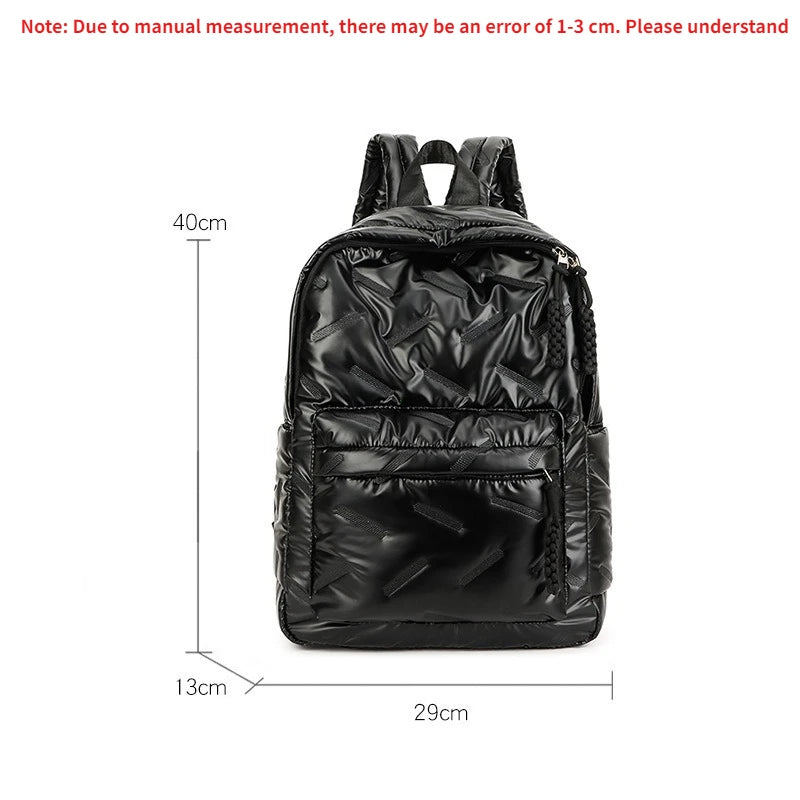 Large Capacity Women Backpacks Waterproof Nylon Fashion Travel Bag Teenagers' Schoolbag School Backpack for College Students