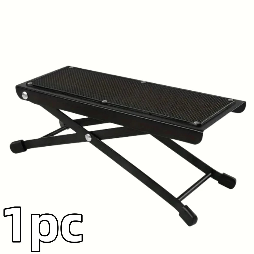 Adjustable Folding Footrest 4-Height Levels Non-Slip Pedicure Platform Stable Pedal Stand for Beauty Salons Toe Nail Care Tool