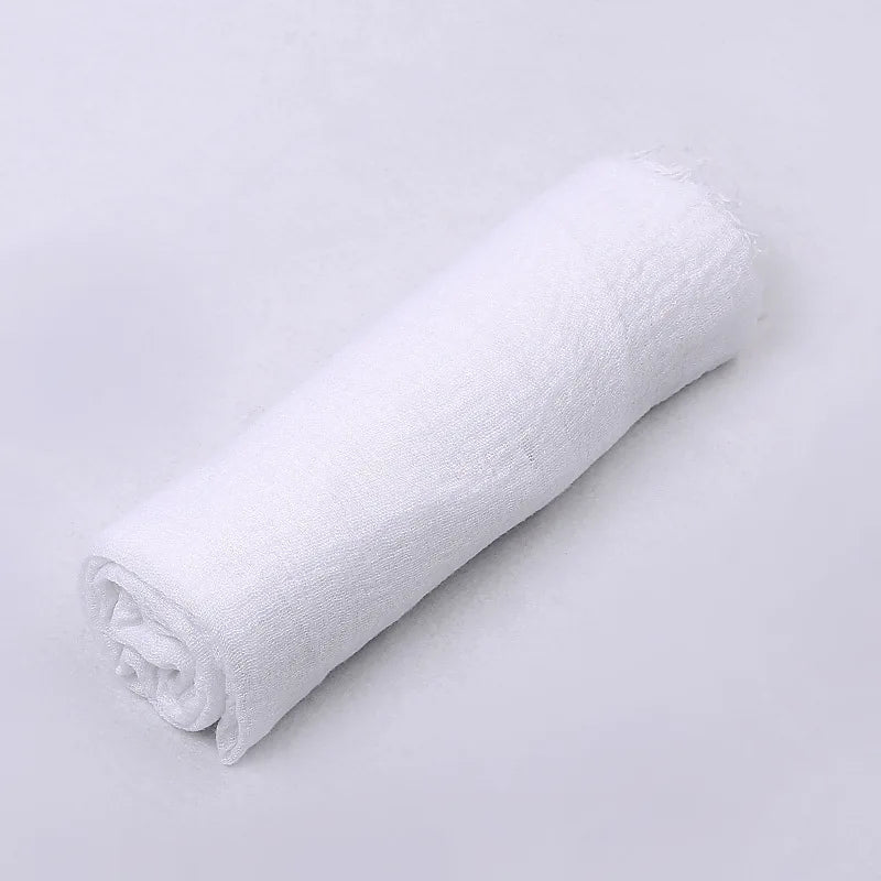 180*90cm Women Muslim Crinkle Hijab Scarf Femme Musulman Cotton Linen Solid Headscarf Islamic Hijab Shawls and Wraps Wholesale