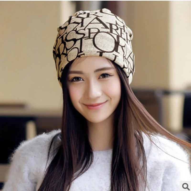 Spring Women Hat Warm Beanie Hats Cap Turban Tube Bandana Headband Outdoor Head Face Scarf Neck Warmer Collar Headwear Kerchief