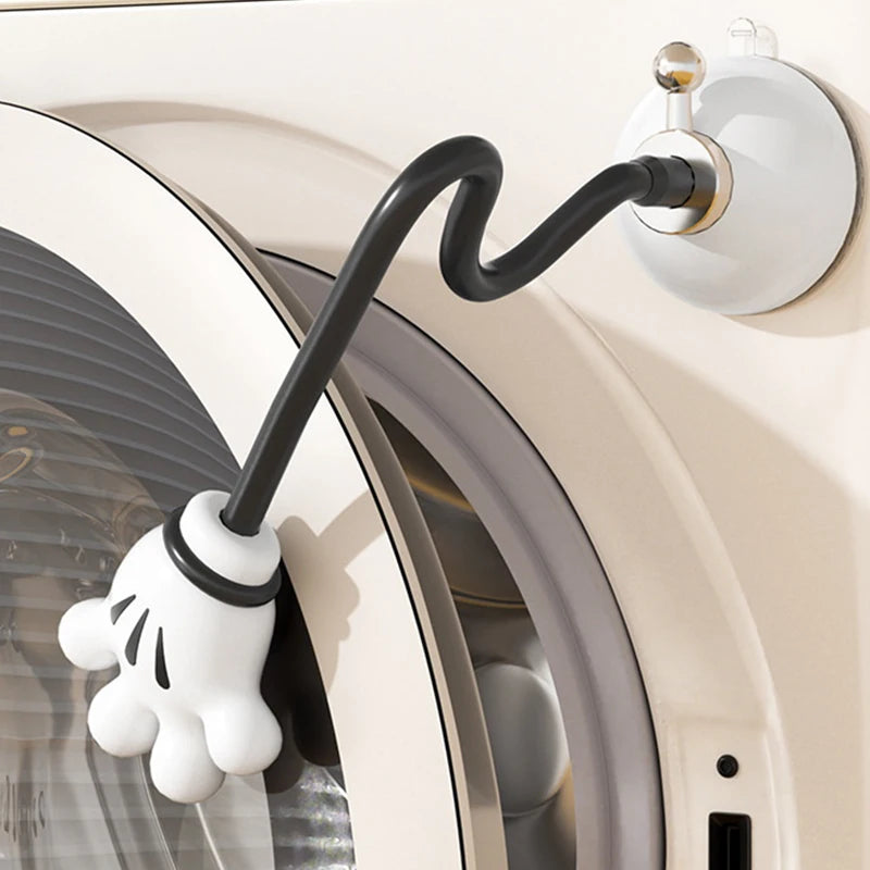 Magnetic Washer Door Prop Stabilizer For Front Load Machines Fits Most Washers & RV Laundry Doors - Easy Install Flexible Design