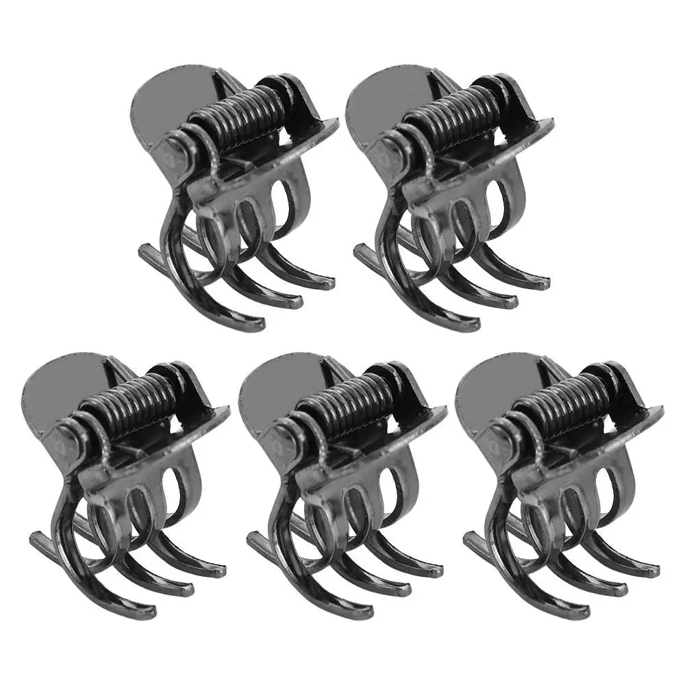 5pcs/lot antique copper small mini hair claws jaw crab clamp clips pin metal  grey color hair accessories for women goody
