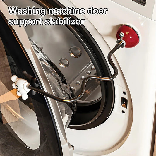 Magnetic Washer Door Prop Stabilizer For Front Load Machines Fits Most Washers & RV Laundry Doors - Easy Install Flexible Design