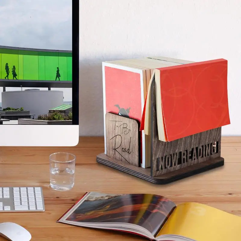 Small Bookshelf For Small Spaces Small Bookcase Book Shelf Organizer Wooden Desk Organizer Display Stand Desk Decor Storage