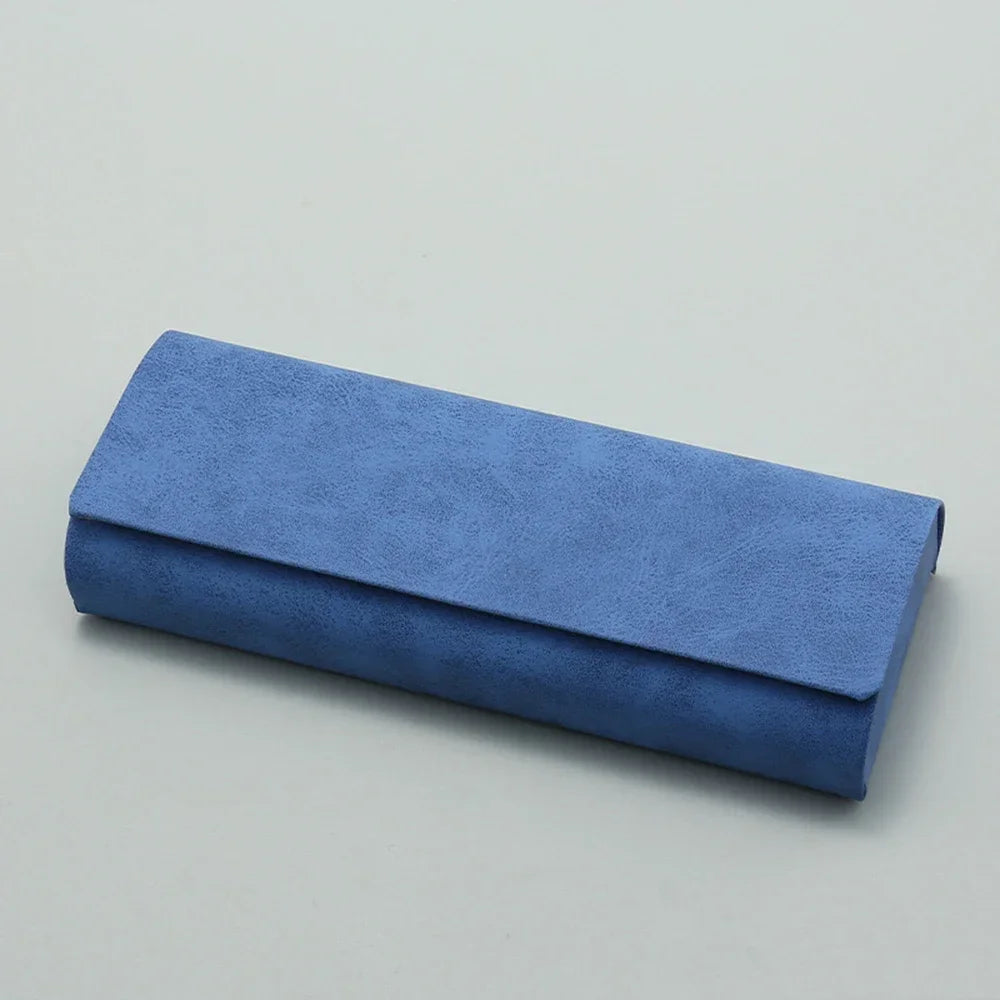 PU Leather Glasses Bag Protective Sunglasses Cover Case Box Reading Eyeglasses Pouch Eyewear Protector Case Accessories 1Pc