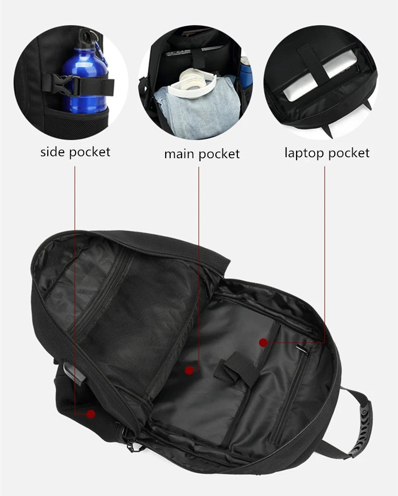 Nesitu Big Huge Large Capacity 17'' Laptop A4 Women Men Backpack Shoe Pocket Hiking Travel Bag Black Blue Green Camouflage M028