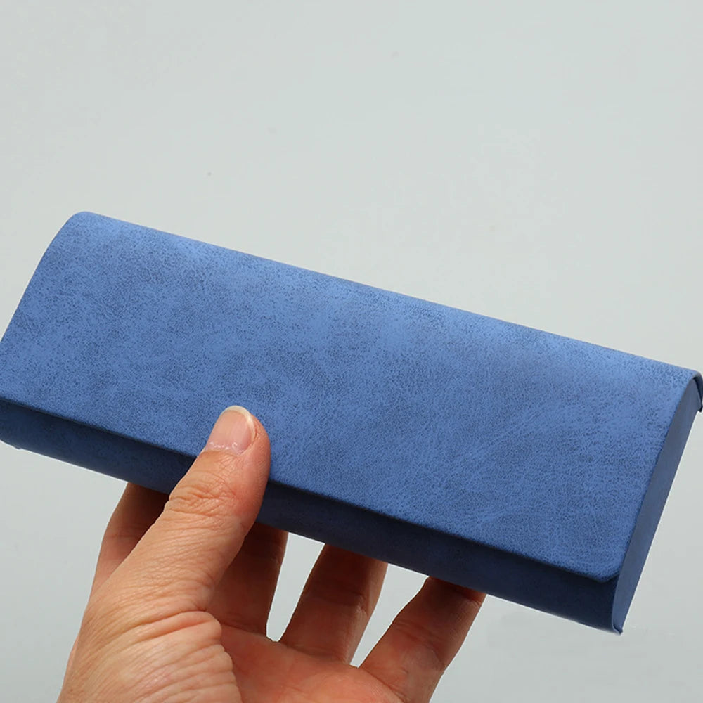 PU Leather Glasses Bag Protective Sunglasses Cover Case Box Reading Eyeglasses Pouch Eyewear Protector Case Accessories 1Pc