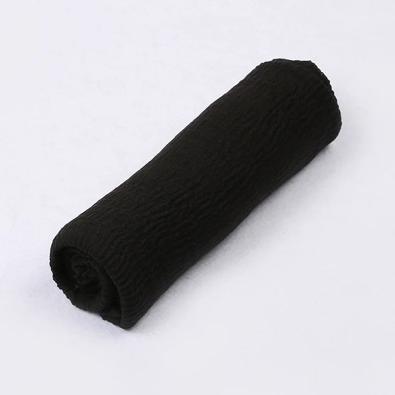 180*90cm Women Muslim Crinkle Hijab Scarf Femme Musulman Cotton Linen Solid Headscarf Islamic Hijab Shawls and Wraps Wholesale