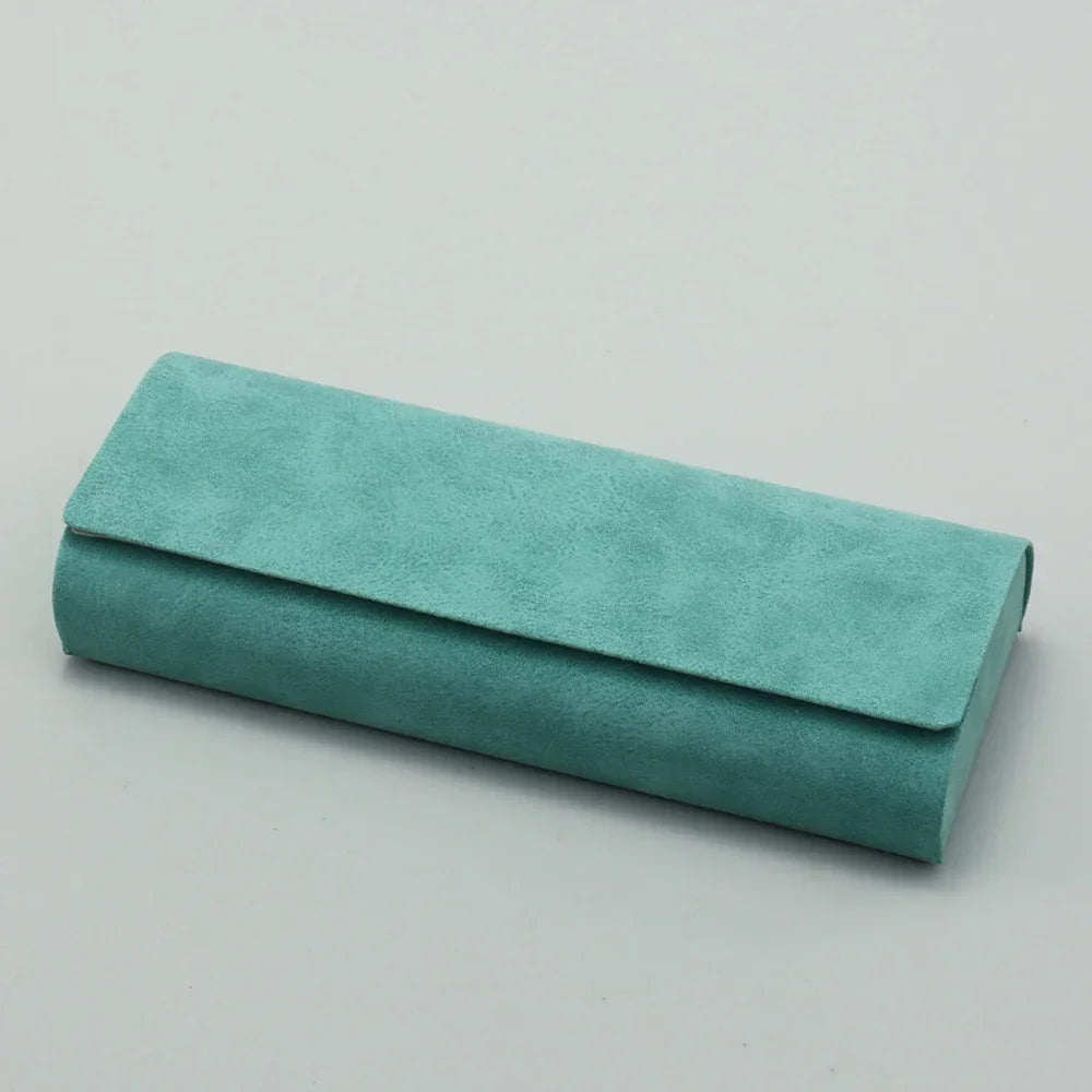 PU Leather Glasses Bag Protective Sunglasses Cover Case Box Reading Eyeglasses Pouch Eyewear Protector Case Accessories 1Pc