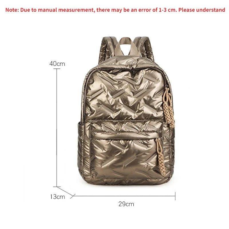 Large Capacity Women Backpacks Waterproof Nylon Fashion Travel Bag Teenagers' Schoolbag School Backpack for College Students