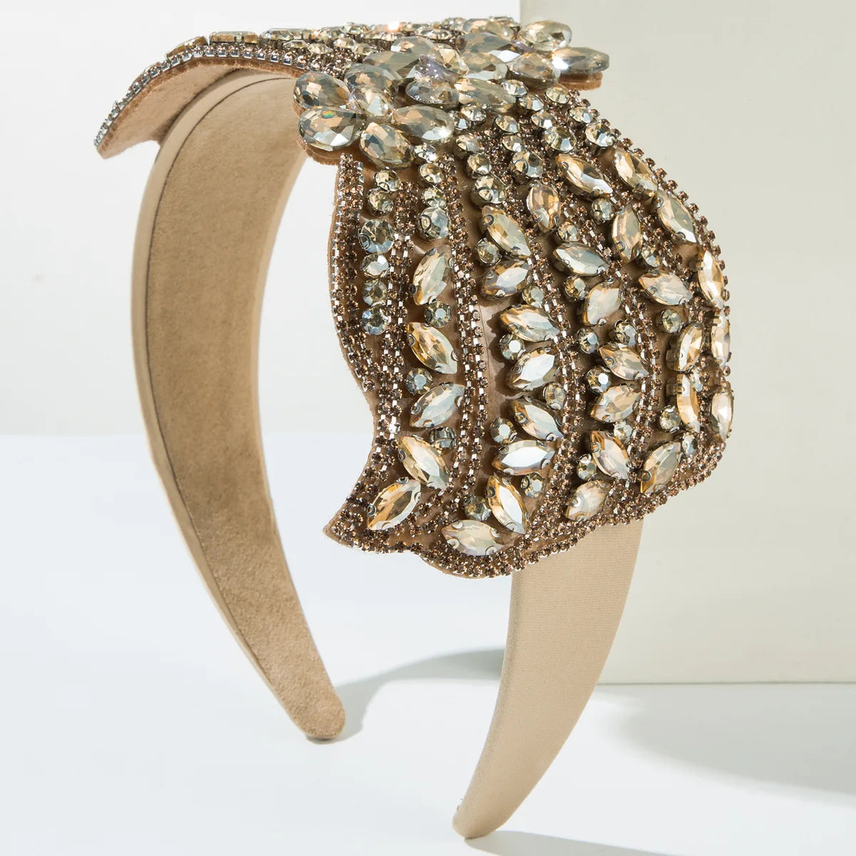 Ins Fashion Gold/Silver Pearl Hair Band Luxury Baroque Rhinestone Headband Girls Sweet Headwear Hair Accessories Wholesale