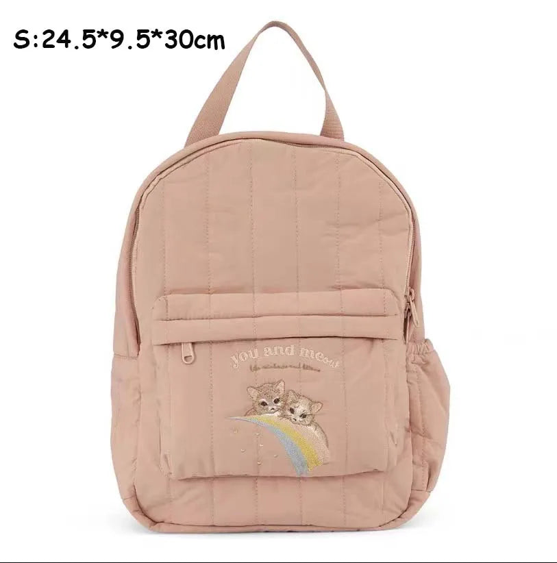 KS Baby Backpack Primary Schoolbag Kindergarten Kids Bags Brand Traveling Mom Cherry Lemon Children's Boys Girls Gift Storage