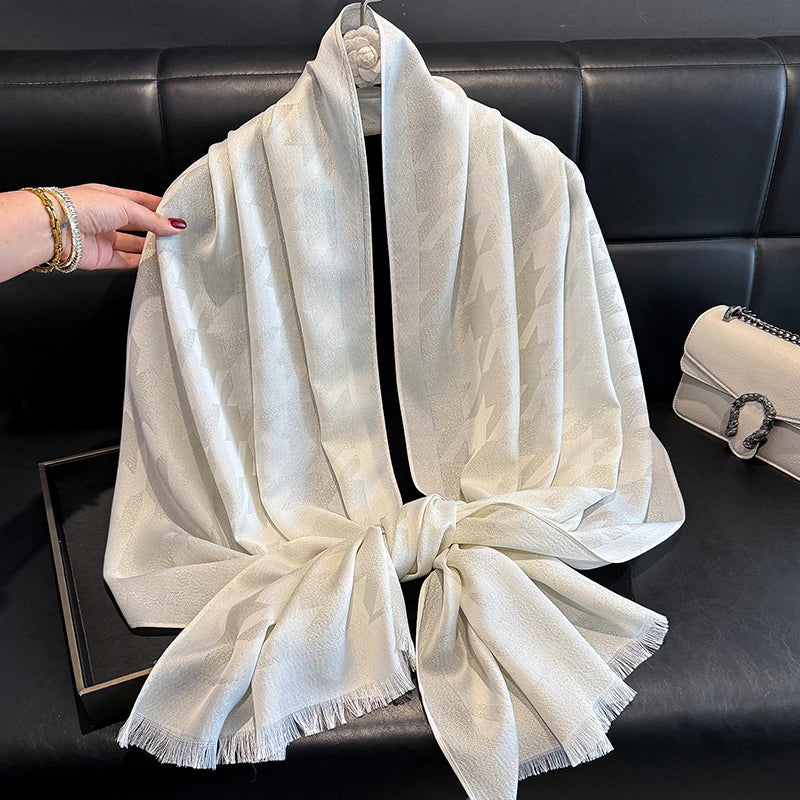 2025 Latest Luxury Brand Bohemia Hijab Scarf Long Muslim Shawl Female Foulard Soft Turban Head Wraps For Women Headband Pashmina