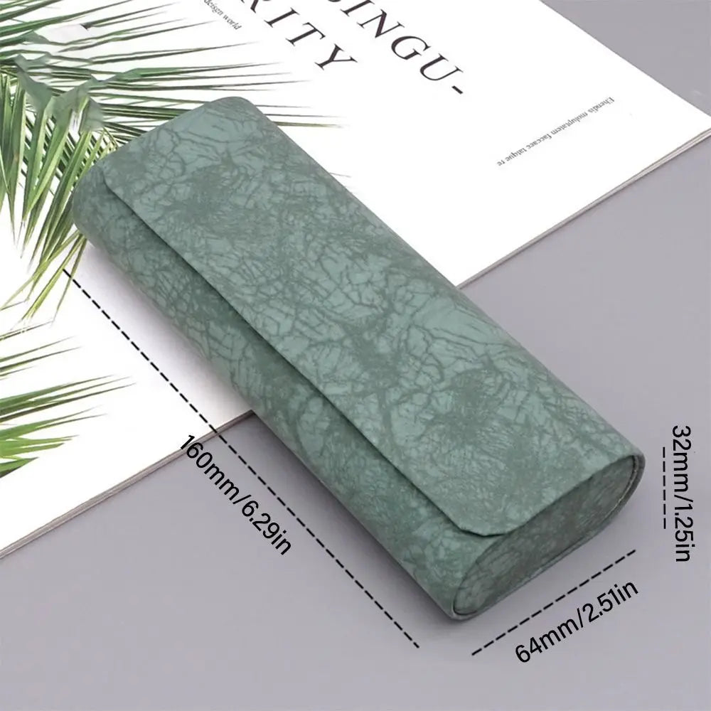 New Portable Unisex Glasses Box Protective Case Sunglasses Case Handmade Optical Reading Eyeglasses Accessories Fashion