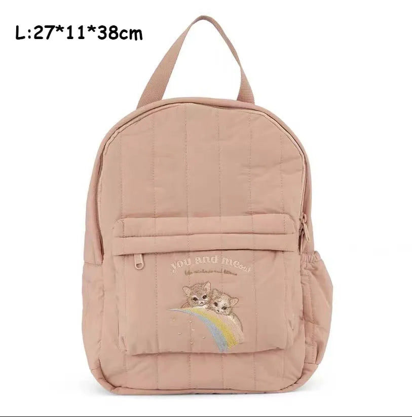 KS Baby Backpack Primary Schoolbag Kindergarten Kids Bags Brand Traveling Mom Cherry Lemon Children's Boys Girls Gift Storage