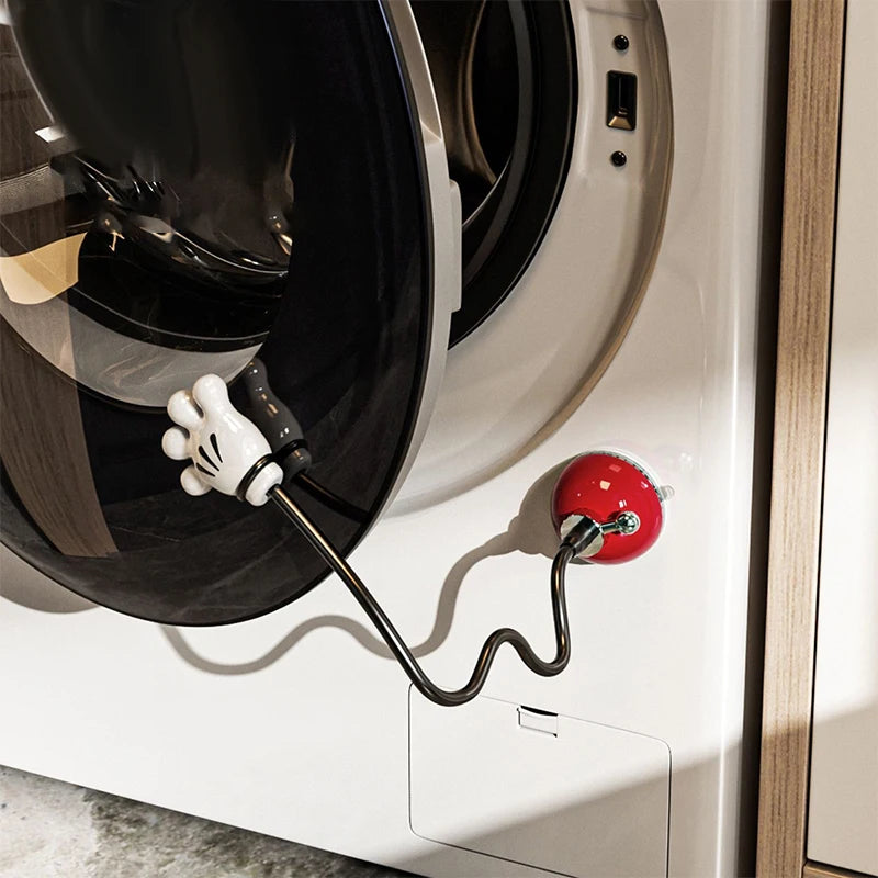 Magnetic Washer Door Prop Stabilizer For Front Load Machines Fits Most Washers & RV Laundry Doors - Easy Install Flexible Design