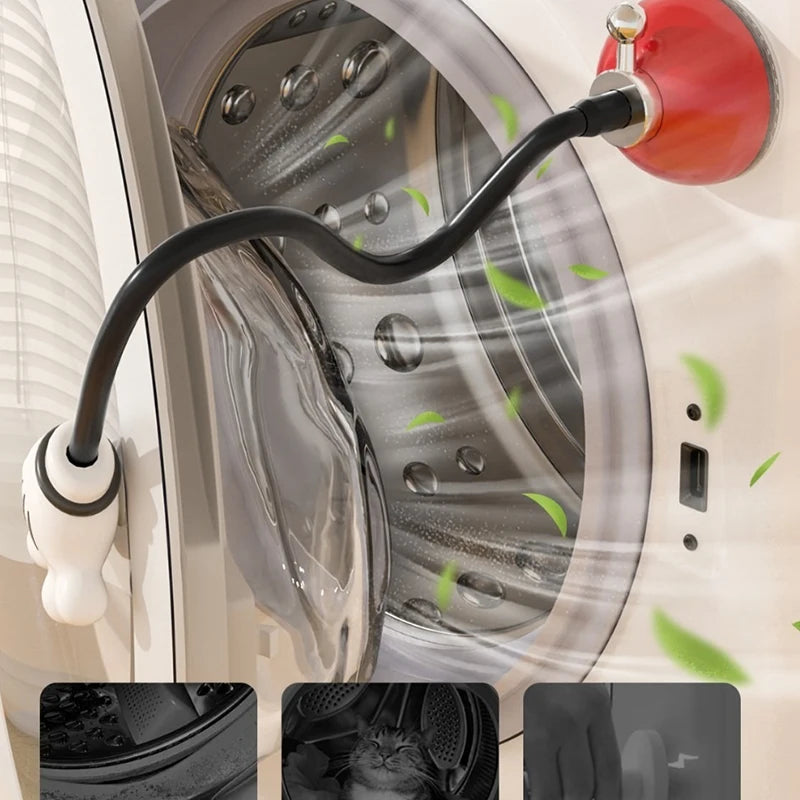Magnetic Washer Door Prop Stabilizer For Front Load Machines Fits Most Washers & RV Laundry Doors - Easy Install Flexible Design
