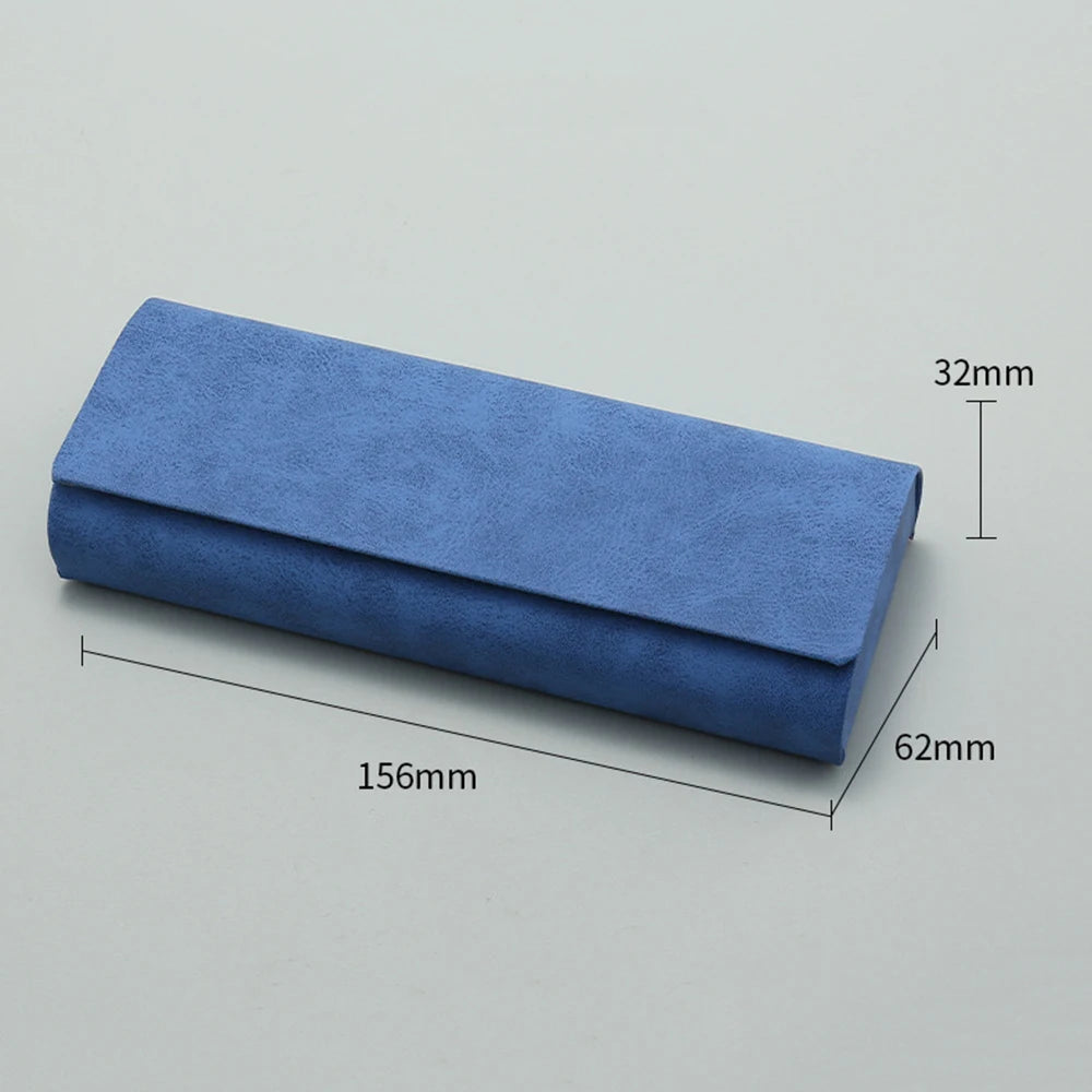 PU Leather Glasses Bag Protective Sunglasses Cover Case Box Reading Eyeglasses Pouch Eyewear Protector Case Accessories 1Pc