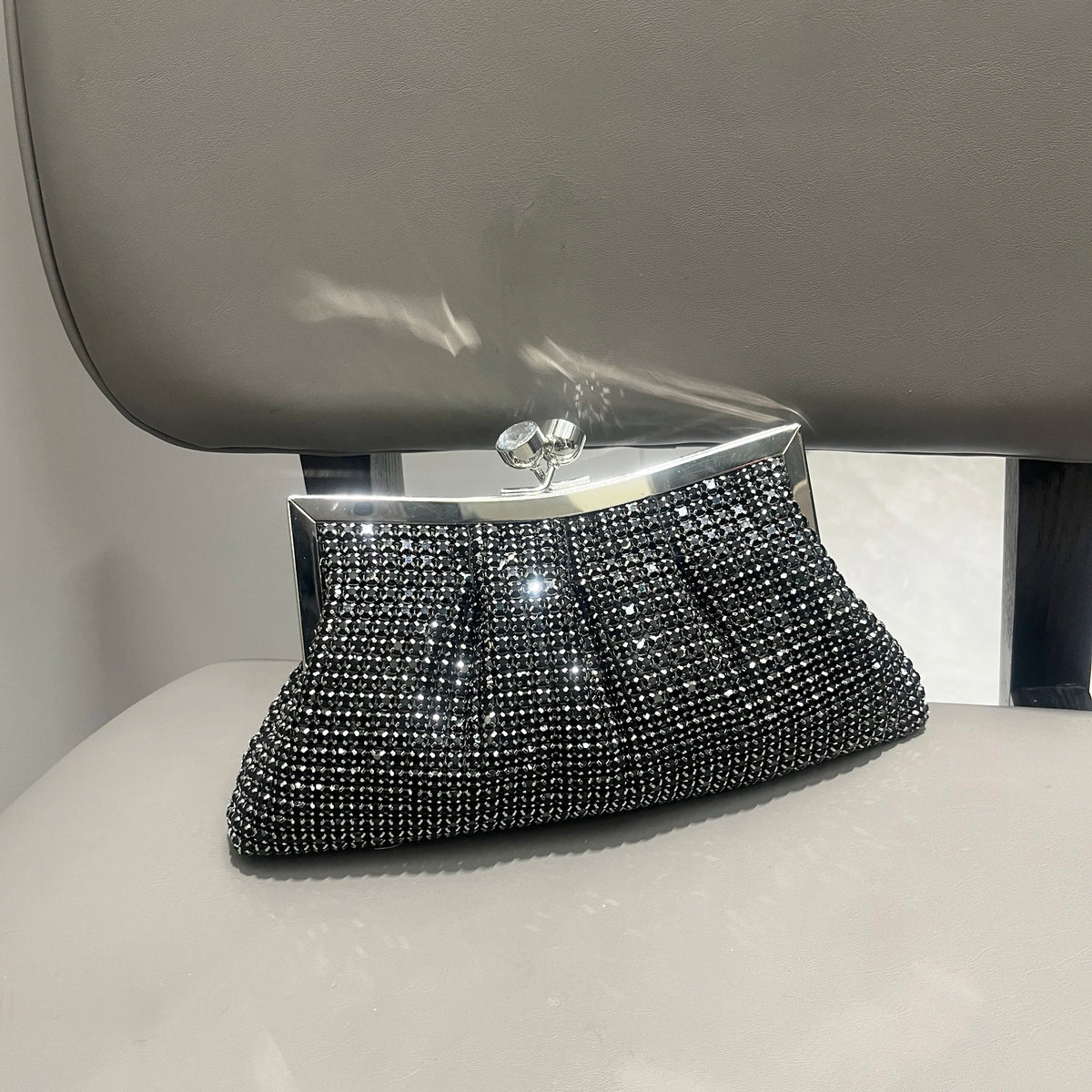 handmade Rhinestones Evening clutch Bag Purses and handbag luxury Designer shiny Crystal Clutch purse bucket bag shoulder bags