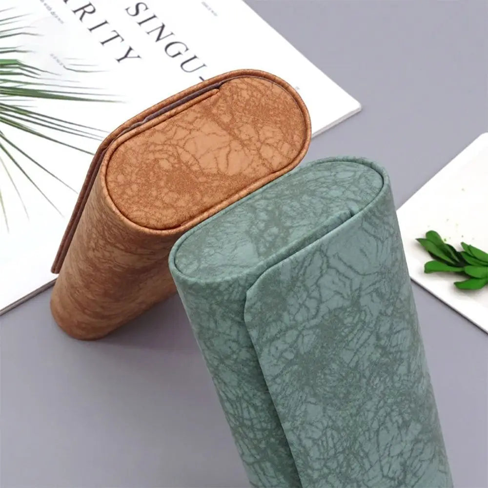 New Portable Unisex Glasses Box Protective Case Sunglasses Case Handmade Optical Reading Eyeglasses Accessories Fashion
