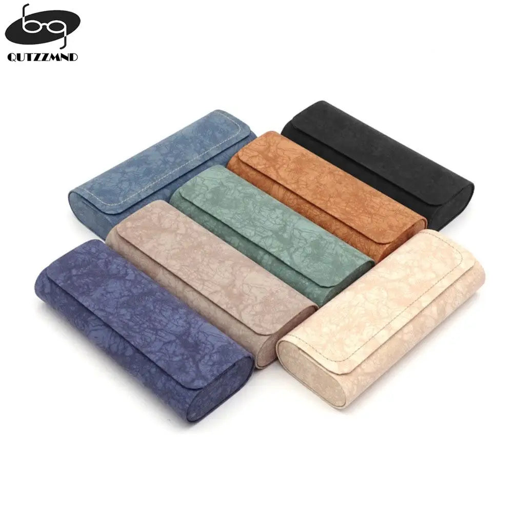 New Portable Unisex Glasses Box Protective Case Sunglasses Case Handmade Optical Reading Eyeglasses Accessories Fashion