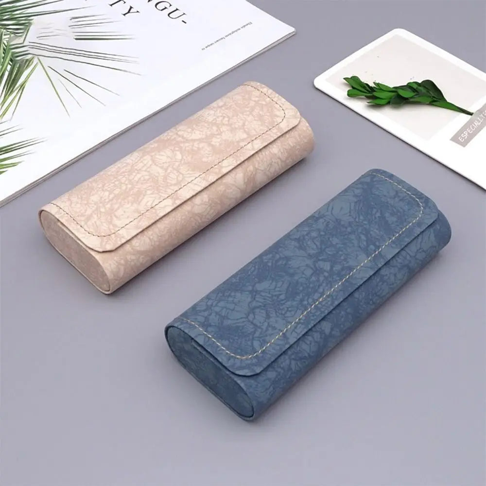 New Portable Unisex Glasses Box Protective Case Sunglasses Case Handmade Optical Reading Eyeglasses Accessories Fashion