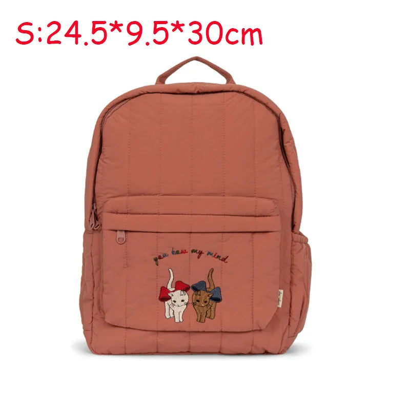 KS Baby Backpack Primary Schoolbag Kindergarten Kids Bags Brand Traveling Mom Cherry Lemon Children's Boys Girls Gift Storage