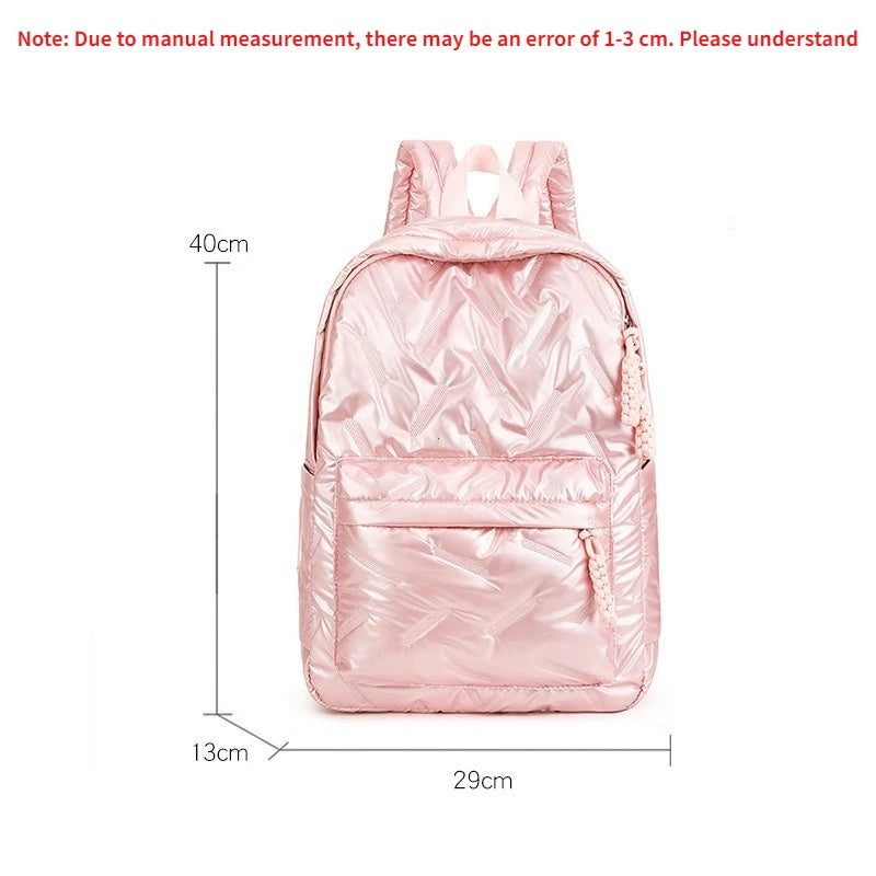 Large Capacity Women Backpacks Waterproof Nylon Fashion Travel Bag Teenagers' Schoolbag School Backpack for College Students